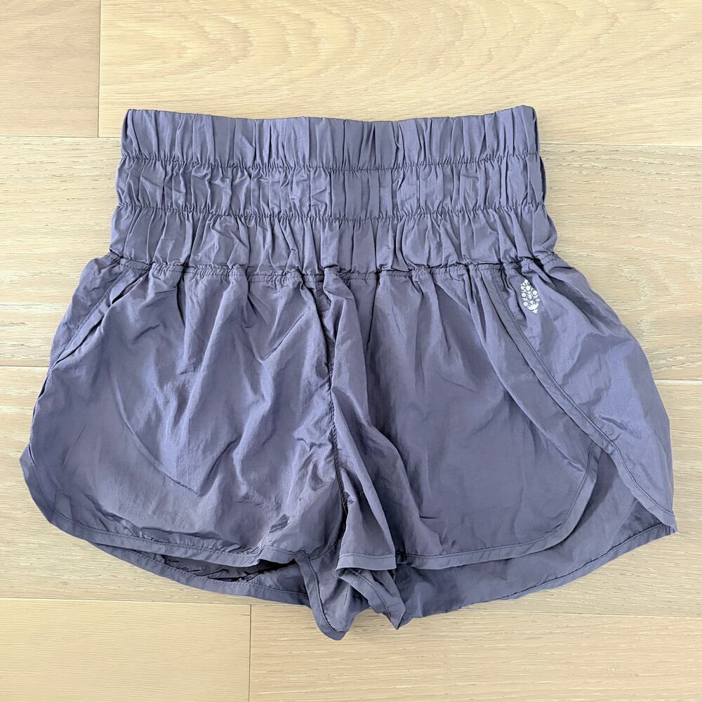 Copied - Free People Movement The Way Home Shorts Dark Purple Small